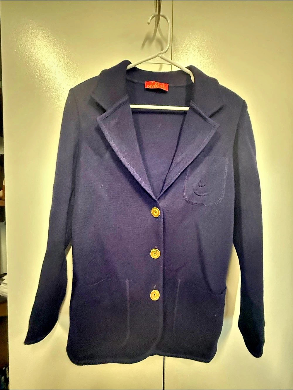 Vintage Devernois Women's Wool Blazer - fall. Preppy classic